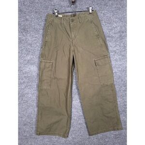 Levi's‎ Premium Womens Size 27 Cargo Pants Khaki Brown Wide Leg Gorpcore Grunge